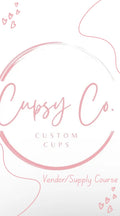 CupsyCo Digital Vendor/Supply List