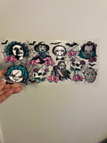 Horror with Roses Decal