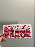 Valentine’s day Coffee Decal