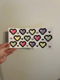 Digital Hearts Decal